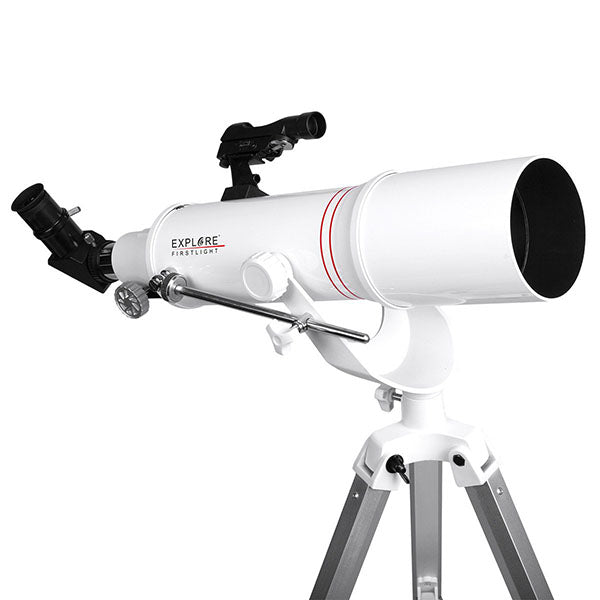Firstlight AR90mm White Tube Refractor W/ AZ Mount