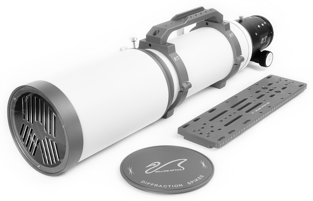 FLT 132 Triplet Refractor Telescope with Rack and Pinion Focuser - Space Grey